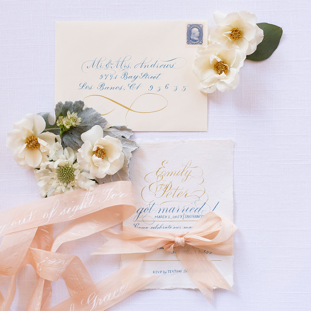 Elopement announcement suite