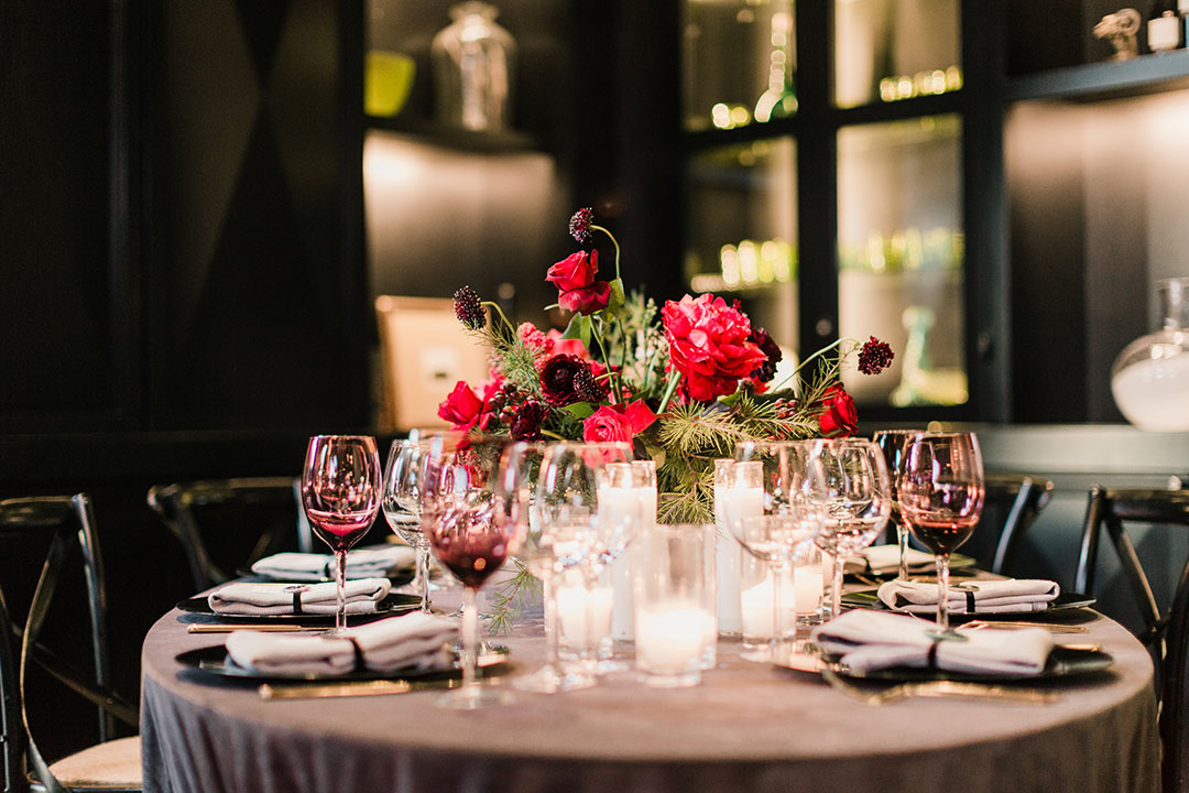 table view with full place-setting